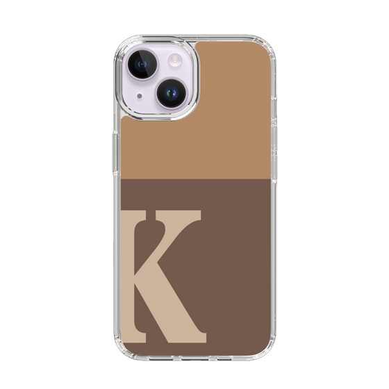 Slim Protection Case［ Original - initial two tone - K brown ］