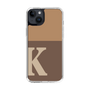 Slim Protection Case［ Original - initial two tone - K brown ］