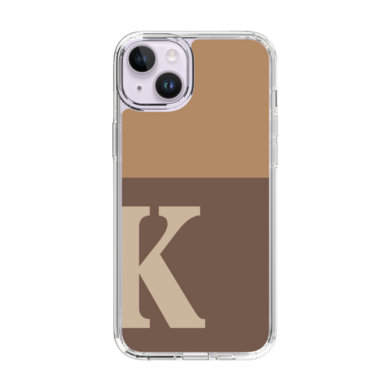 Slim Protection Case［ Original - initial two tone - K brown ］