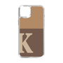 Slim Protection Case［ Original - initial two tone - K brown ］