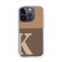 Slim Protection Case［ Original - initial two tone - K brown ］