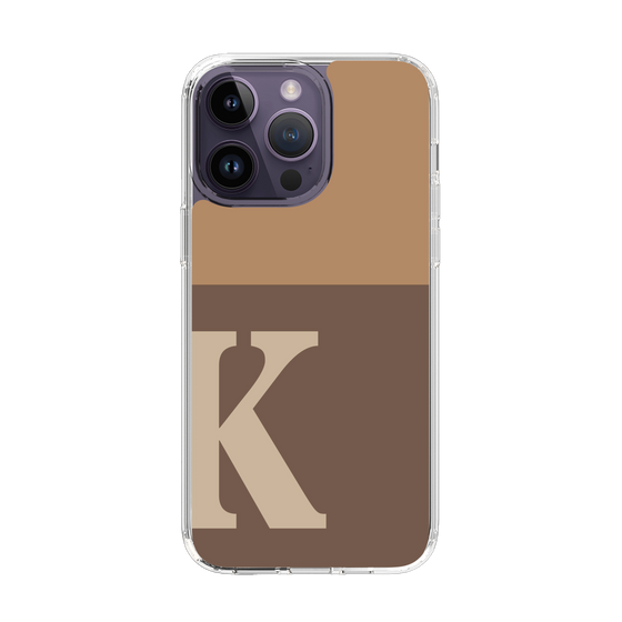 Slim Protection Case［ Original - initial two tone - K brown ］