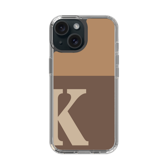 Slim Protection Case［ Original - initial two tone - K brown ］
