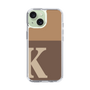 Slim Protection Case［ Original - initial two tone - K brown ］