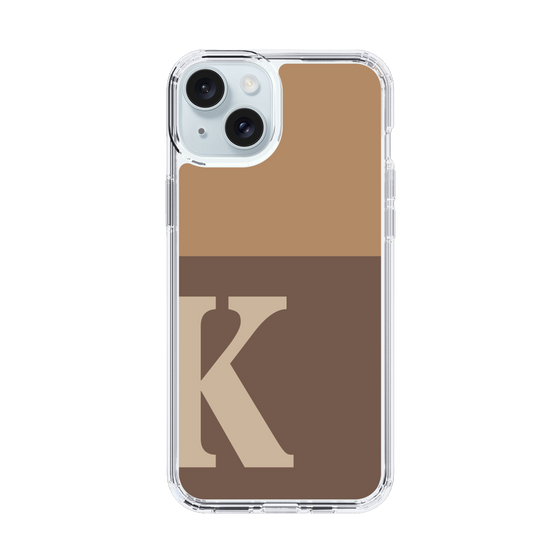 Slim Protection Case［ Original - initial two tone - K brown ］