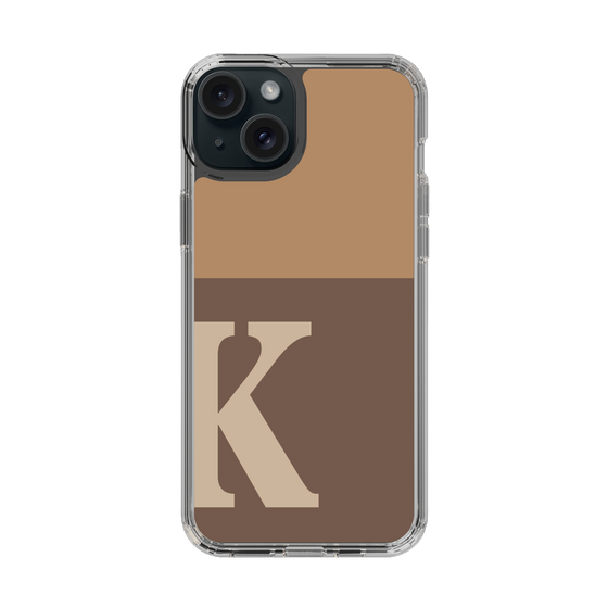 Slim Protection Case［ Original - initial two tone - K brown ］