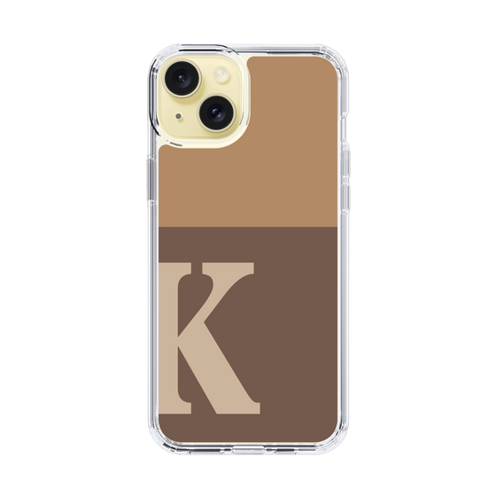 Slim Protection Case［ Original - initial two tone - K brown ］
