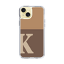 Slim Protection Case［ Original - initial two tone - K brown ］