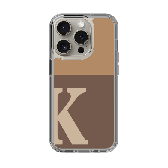 Slim Protection Case［ Original - initial two tone - K brown ］