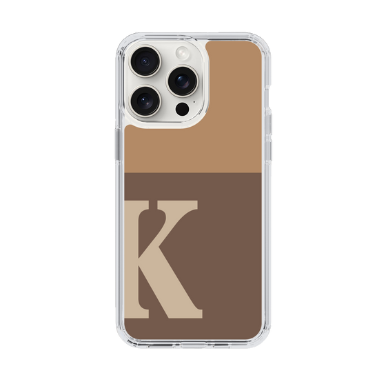Slim Protection Case［ Original - initial two tone - K brown ］