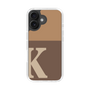 Slim Protection Case［ オリジナル - initial two tone - K brown ］