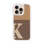 Slim Protection Case［ オリジナル - initial two tone - K brown ］