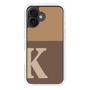 Slim Protection Case［ オリジナル - initial two tone - K brown ］