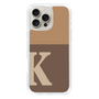 Slim Protection Case［ オリジナル - initial two tone - K brown ］