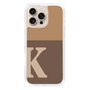 Slim Protection Case［ オリジナル - initial two tone - K brown ］