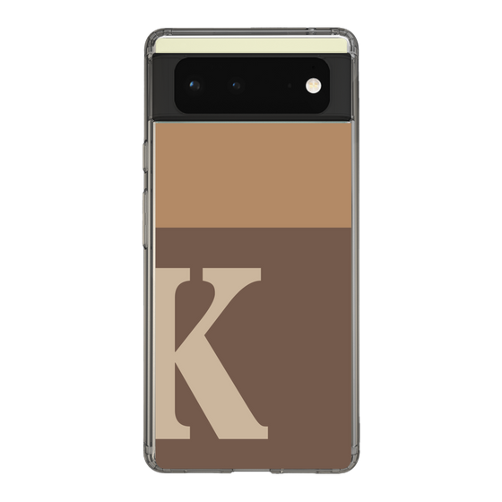 Slim Protection Case［ Original - initial two tone - K brown ］