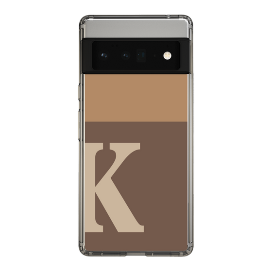 Slim Protection Case［ Original - initial two tone - K brown ］