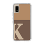 Slim Protection Case［ Original - initial two tone - K brown ］