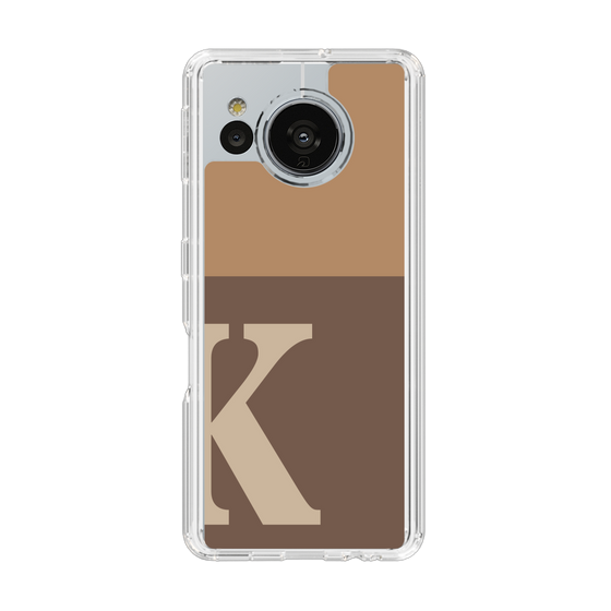 Slim Protection Case［ Original - initial two tone - K brown ］