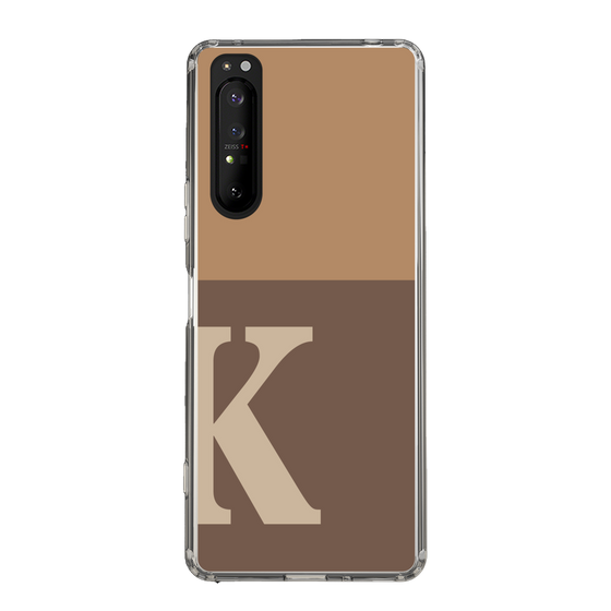 Slim Protection Case［ Original - initial two tone - K brown ］