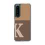Slim Protection Case［ Original - initial two tone - K brown ］