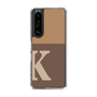 Slim Protection Case［ Original - initial two tone - K brown ］