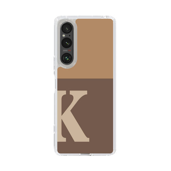 Slim Protection Case［ Original - initial two tone - K brown ］