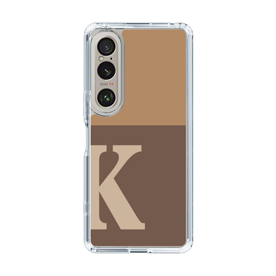 Slim Protection Case［ Original - initial two tone - K brown ］
