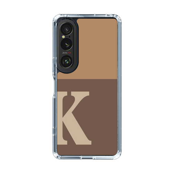 Slim Protection Case［ Original - initial two tone - K brown ］