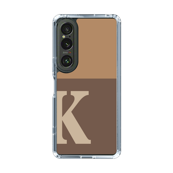 Slim Protection Case［ Original - initial two tone - K brown ］
