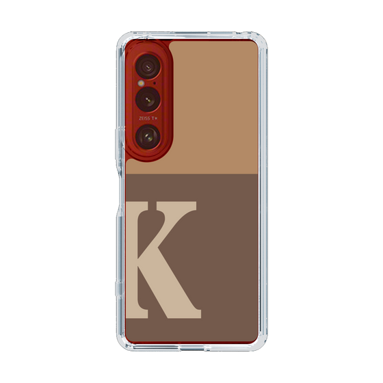 Slim Protection Case［ Original - initial two tone - K brown ］