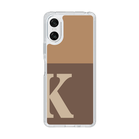 Slim Protection Case［ Original - initial two tone - K brown ］