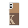 Slim Protection Case［ Original - initial two tone - K brown ］