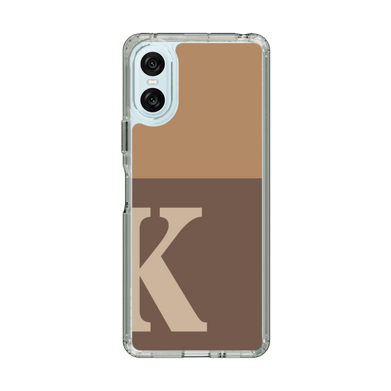 Slim Protection Case［ Original - initial two tone - K brown ］