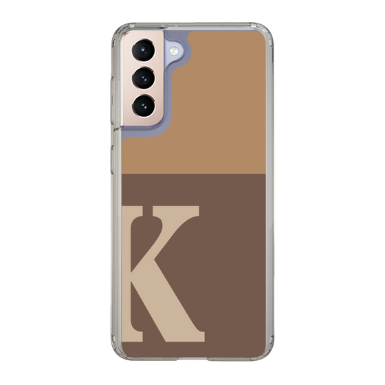 Slim Protection Case［ Original - initial two tone - K brown ］
