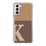 Slim Protection Case［ Original - initial two tone - K brown ］
