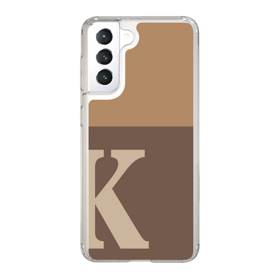 Slim Protection Case［ Original - initial two tone - K brown ］
