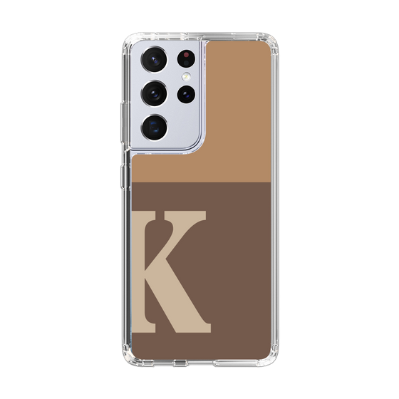 Slim Protection Case［ Original - initial two tone - K brown ］