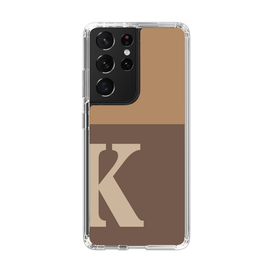 Slim Protection Case［ Original - initial two tone - K brown ］