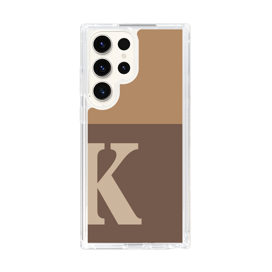 Slim Protection Case［ Original - initial two tone - K brown ］