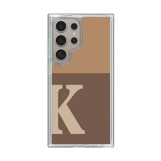 Slim Protection Case［ Original - initial two tone - K brown ］