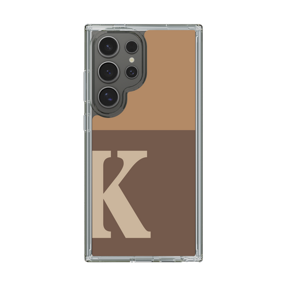 Slim Protection Case［ Original - initial two tone - K brown ］