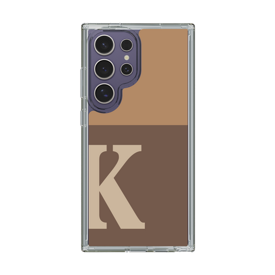 Slim Protection Case［ Original - initial two tone - K brown ］