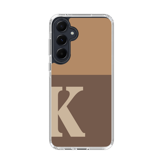 Slim Protection Case［ オリジナル - initial two tone - K brown ］