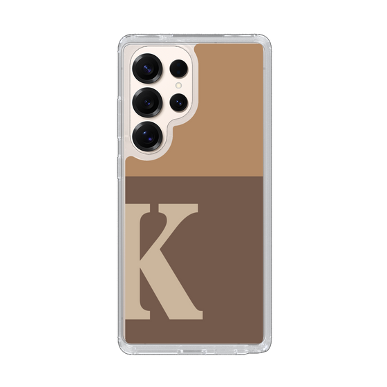 Slim Protection Case［ Original - initial two tone - K brown ］