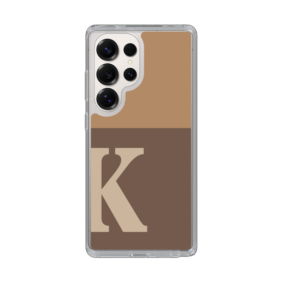 Slim Protection Case［ Original - initial two tone - K brown ］