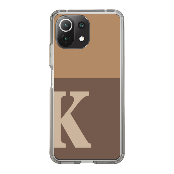 Slim Protection Case［ Original - initial two tone - K brown ］