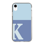 Slim Protection Case［ Original - initial two tone - K blue ］