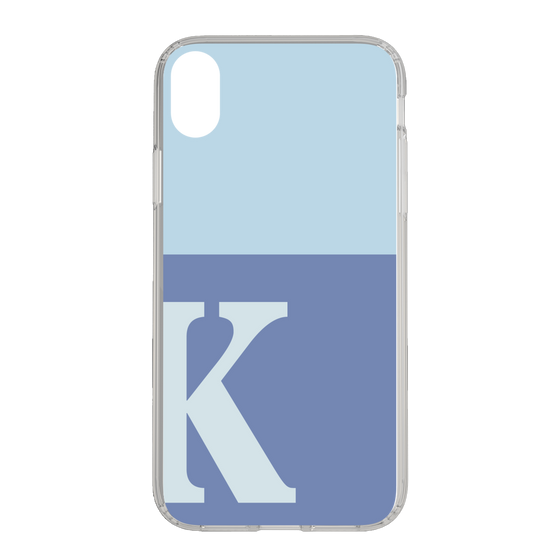 Slim Protection Case［ Original - initial two tone - K blue ］