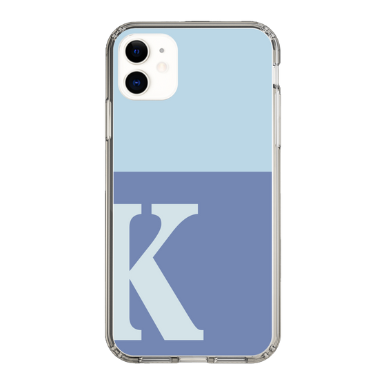 Slim Protection Case［ Original - initial two tone - K blue ］